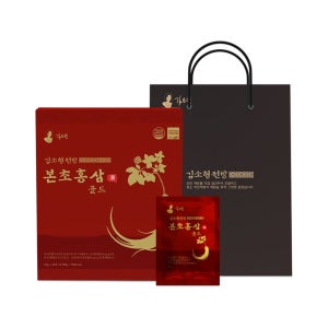 국내산 6년근 김소형 본초 홍삼 골드 70ml 30포 면역력 강화 부모님 생신 명절 선물