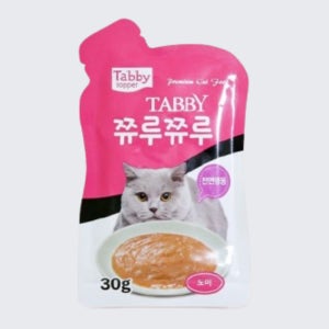 테비토퍼 쮸루쮸루 고양이간식 도미, 30g, 1개