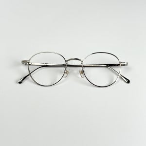 [타르트옵티컬x가와기치] JFK II T9 실버 48사이즈 경량 티타늄 원형 빈티지안경