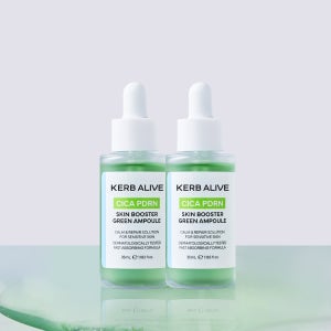 커브얼라이브 시카 PDRN 스킨부스터 그린 앰플 35ml, 2개