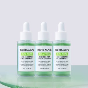 커브얼라이브 시카 PDRN 스킨부스터 그린 앰플 35ml, 3개