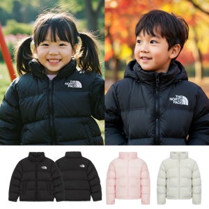 노스페이스 키즈 패딩 뉴퍼피 눕시 자켓 숏 패딩 베이비 주니어 NJ3NR51
