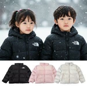 노스페이스 키즈 패딩 뉴퍼피 눕시 자켓 숏 패딩 베이비 주니어 롱 NJ3NR51