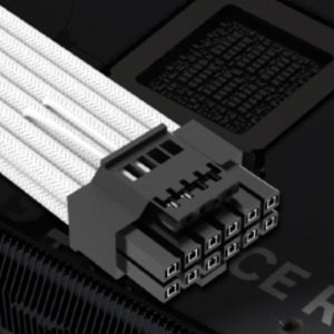 GPU연장케이블 화이트 30CM 12VHPWR PCIE5.0 파워연결선