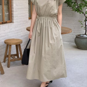 여름 스트링 롱 휴양지원피스