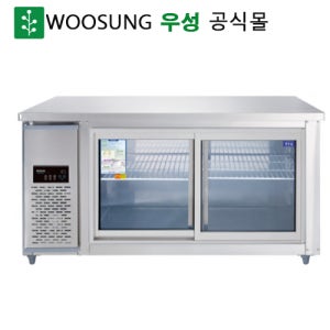 우성 테이블 냉장고 1800 유리문 6자 직냉식 CWSM-180RT(G) 디지털