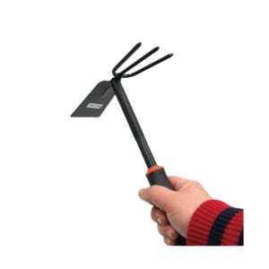 텃밭 정원 잡풀긁게+쇠스랑 가정용 양날 갈퀴 끌게 낙엽청소 갈고리 농업용품 갈쿠리