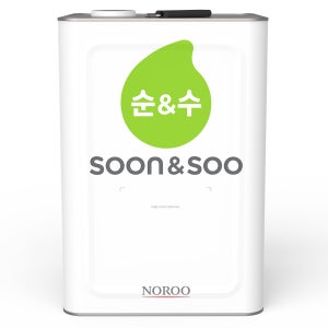 노루페인트 순앤수 100 플러스 친환경 수성페인트 18L 무광 화이트 백색
