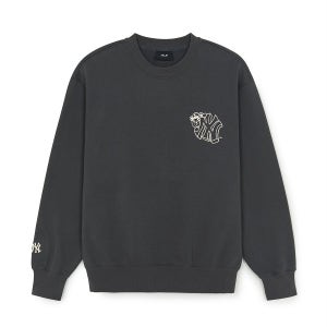 [MLB] 스트릿 메가베어 기모 맨투맨 NY (Charcoal Grey) 3AMTE0256