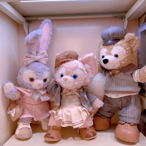 상해 디즈니랜드 25년 한정판 더피 리틀 클래스룸 리나벨 스텔라루 인형 기념품