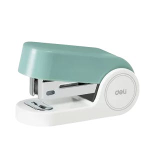 델리 EK203MT 파스텔 미니 스테이플러 33호침 세트 민트