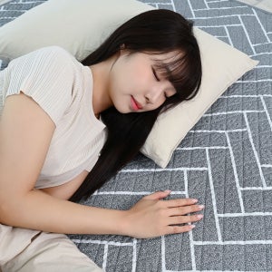 한일의료기 카본매트 프리미엄 한일탄소매트 EMF 전자파없는 전기매트 헤링본 싱글