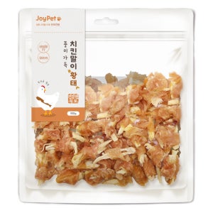 조이펫 건강한육포 강아지간식 풍미가득 치킨말이 황태 160g