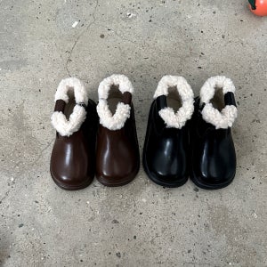[네코] 할머니앵클 유아부츠 남아부츠 털부츠