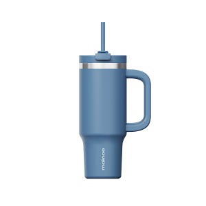 마이누 텀블러 빨대 대용량 손잡이 가벼운 보온보냉 887ml, 호라이즌
