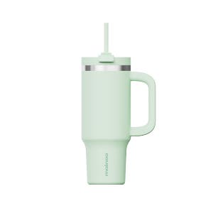 마이누 텀블러 빨대 대용량 손잡이 가벼운 보온보냉 887ml, 서프크레스트