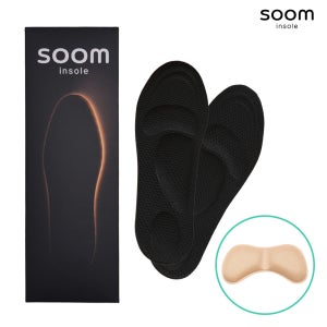 숨인솔4D 군대 군인깔창 군화 장화 훈련소 안전화 전투화 행군 깔창 블랙
