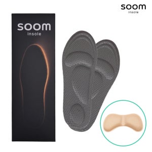 숨인솔4D 푹신한 근저족막염 깔창 종자골염 얇은깔창 지압 맞춤 그레이