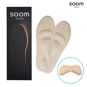 숨인솔4D 신발클때 발편한 아치형 특수 쫀쫀 감압 발아치 깔창 베이지