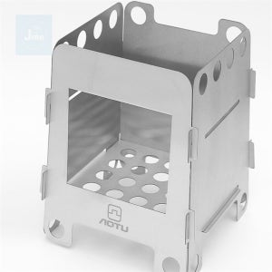 제이미마켓 접이식 우드 스토브 17.5x17.5cm 감성화로대 장작난로