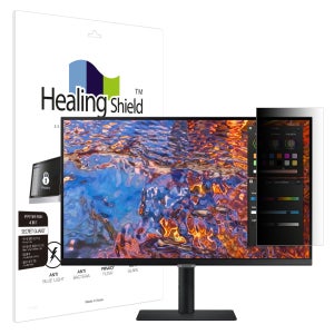 힐링쉴드 삼성 뷰피니티 S8 S27B800 SNS 메신저 사이드 프라이버시 보안필름