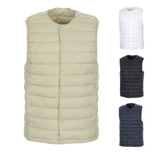 [김영주골프] 겨울 라운드 V넥 변형 경량 조끼 남성 골프 패딩 베스트 DPWMVE30