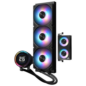 3RSYS 라니 FC 360 ARGB 블랙 디스플레이 램쿨러 CPU쿨러 3열 수냉쿨러