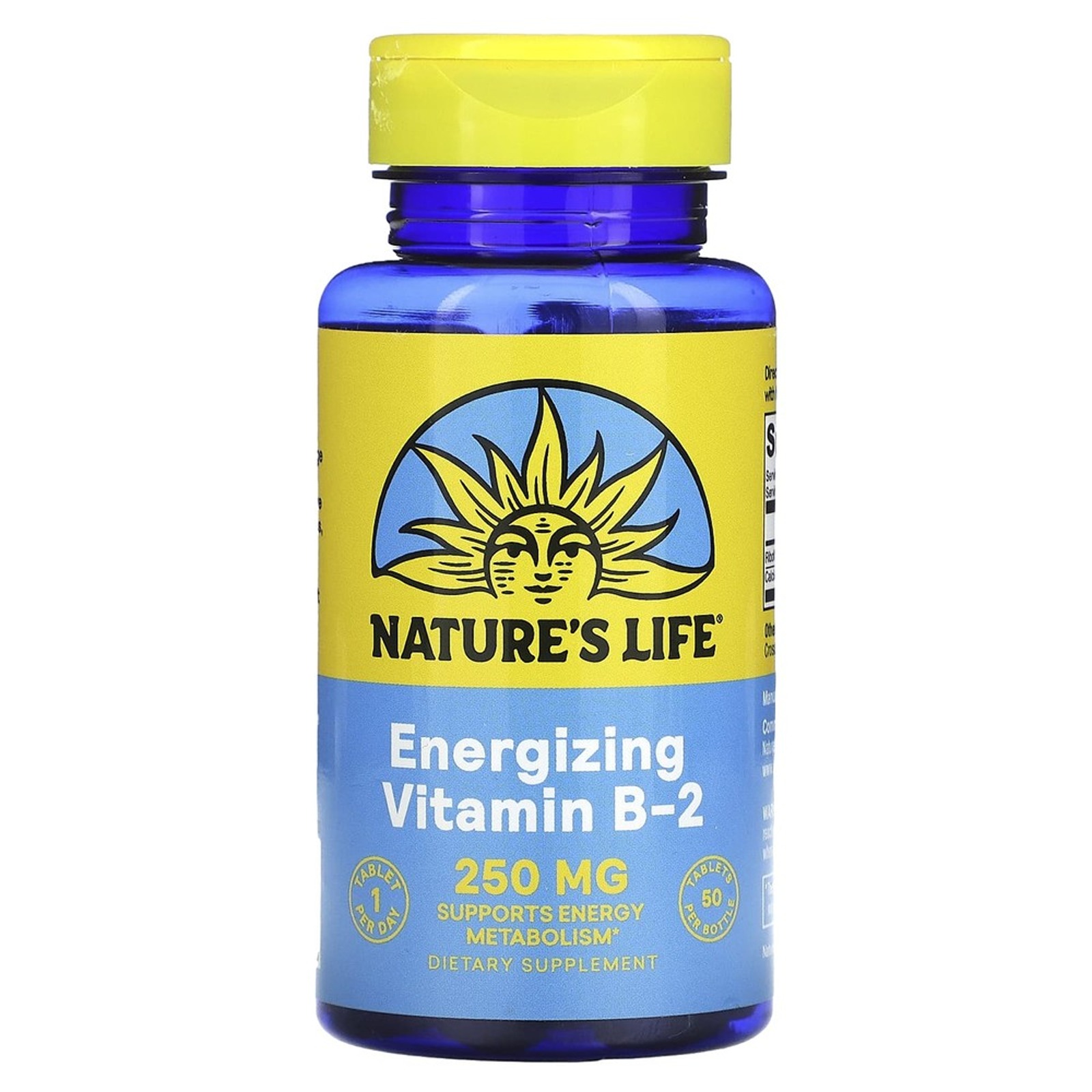 <b>네이쳐스 라이프 비타민</b> <b>비타민</b>B2 250mg 50정