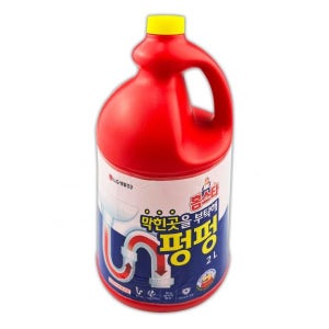 막힌곳을 홈스타 부탁해 펑펑 배수구 세정제 2L O 관 세척 하수 뚜러뻥 베수구청소 구배