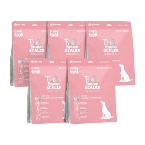 3+2개 뉴트리오 티덴브러쉬 피부 강아지 양치 치석제거 덴탈껌 가수분해 개껌 8g X 15봉 X 5개