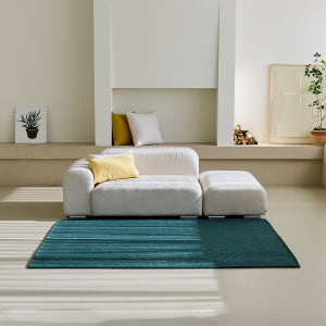 네추럴 방수러그 사이잘룩 대형 거실 식탁 카페트 사각형 200x300