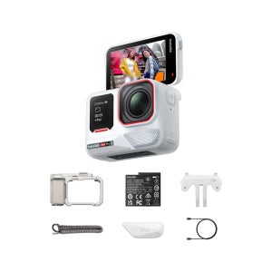 인스타360 Ace Pro 2 아틱 화이트, 싱글배터리 스냅샷 번들 문라이트 실버