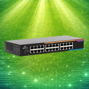 이지넷 AI 지능형 SOHO타입 24포트 기가 비트 인터넷 스위치허브 NEXT-2024GS