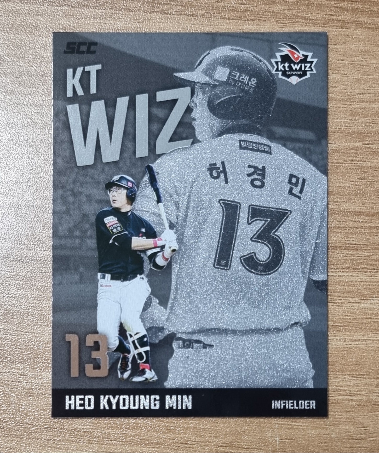 2025 SCC 센세이션 허경민 임팩트 크보카드 KT위즈 KBO 야구카드