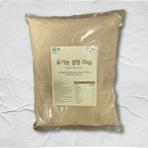 고이아사 유기농설탕/비정제원당/유기농 황설탕 5kg
