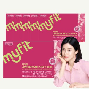 동국제약 마이핏 마시는 저분자 피쉬 콜라겐 앰플 부스터 샷 4000 6박스 엘라스틴 병풀추출물