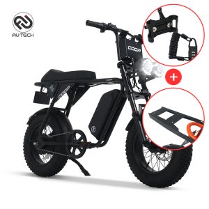 2026년형 AU테크 엑스트랙 몬스터 쿱 COOP 팻바이크 자토바이 최대 850W PAS 스로틀 전기자전거 48V 20Ah