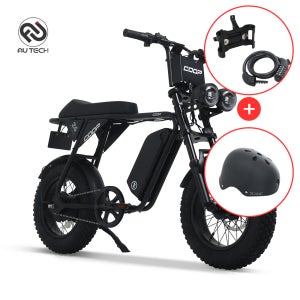 2026년형 AU테크 엑스트랙 몬스터 쿱 COOP 팻바이크 자토바이 최대 850W PAS 스로틀 전기자전거 48V 20Ah