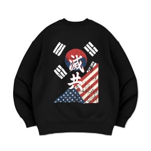 애국템 태극기 KOR X USA 맨투맨