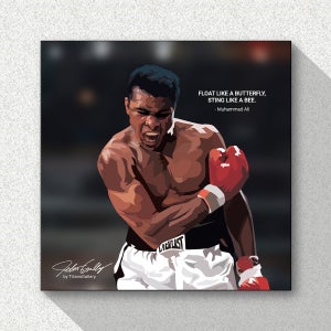 무하마드 알리 복싱 인테리어 액자 팝아트 그림 거실 카페