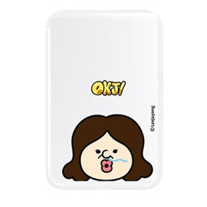 FIX 코찔찔옥지 커플즈 빵빵이의 일상 투명 맥세이프 교통 카드 테그 3장 슬라이드 지갑