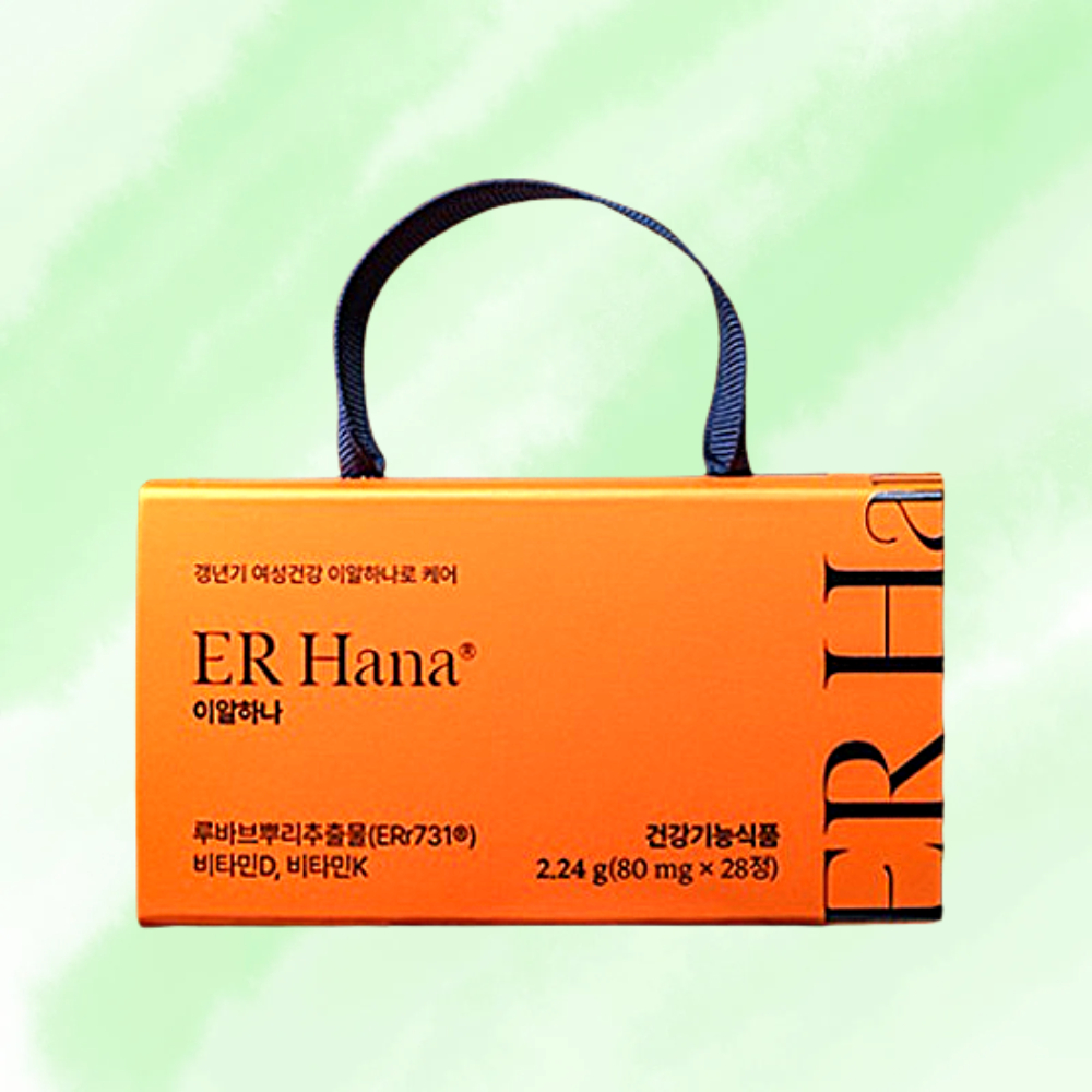 이알하나 err731 문소리 갱년기 영양제 713 <b>루바브뿌리추출물</b> 이알알731 28정