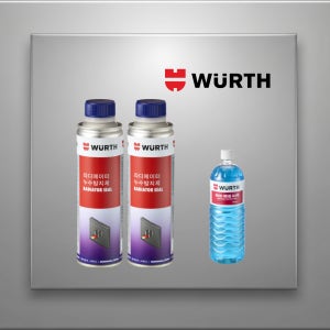 [워셔액추가기획](2개입) WÜRTH 뷔르트 라디에이터 누수방지제 냉각수 누수 차단 부동액 첨가제 300ml