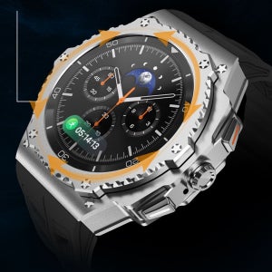 삼성 티타니즘 갤럭시워치8 클래식 46mm 갤차드밀 일체형 커스텀 스트랩 케이스 lte