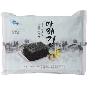 C-WEED 올리브유 파래김 40g x 8 x 2 전장김