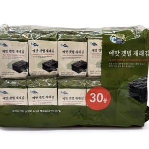 C-WEED 예맛 갯벌 재래김 5g 30팩 예맛상사 신안 조미김 코스트코