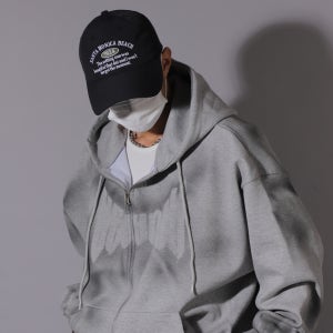 더티 스프레이 합포 어깡뉴욕 프린팅후드짚업 셋업가능 김브로픽 2C 빅사이즈 짐웨어