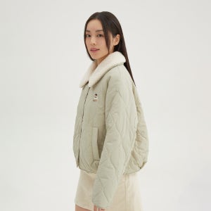 [스파오](우디) 탈착 칼라 경량 퀼팅 재킷_SPJAF4TG40