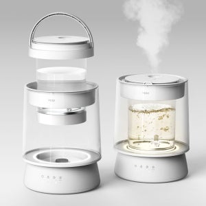 보아르 더글라스 신생아 가열식 가습기 따뜻한공기 내부 316스텐 통 분리세척 물멍 아기