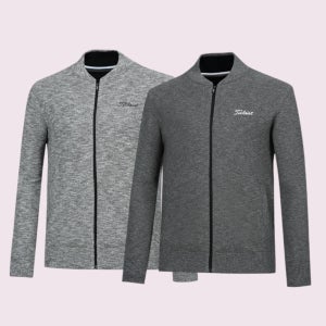 [타이틀리스트] 국내매장판 아울렛 남성 골프웨어 가을 풀집업 가디건 스웨터